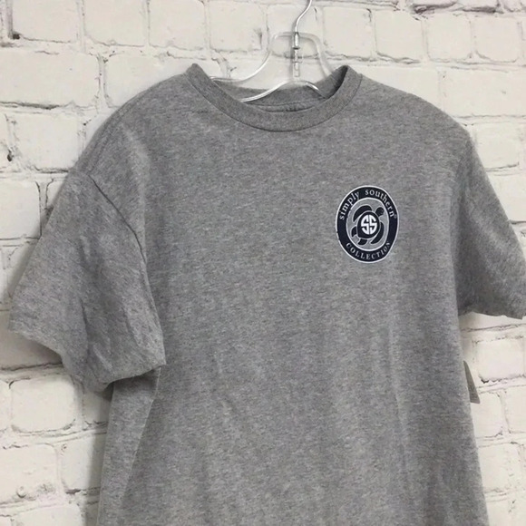SIMPLY Southern Grey Tee - Red White & Ocean Blue size S (6-8) - Picture 3 of 4